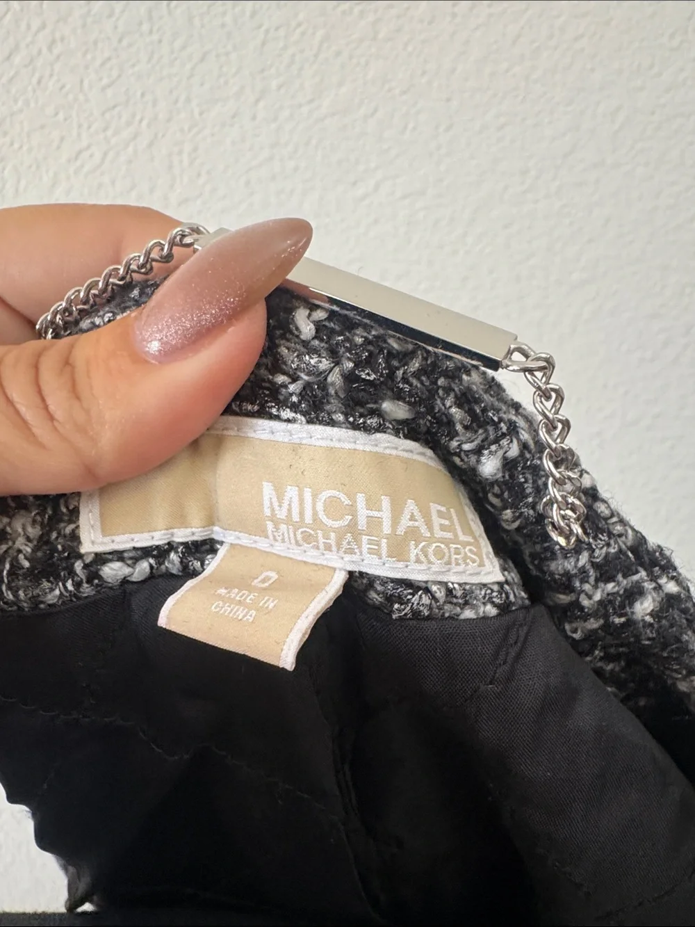 Michael Kors refined tweed